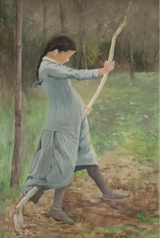 Ragazza nel bosco